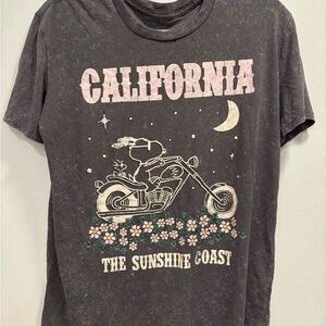 Snoopy California Sunshine Coast Graphic Tee